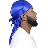 Silk Pirate Hat: Hip Hop Long-Tail Elastic Head Wrap for Men