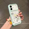 Applicable To Apple 11Pro Mobile Phone Case Personalized Cartoon Iphone11 Animation New 11 All-inclusive Girl and Rabbit