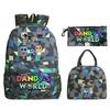 New Dandy's world game merchandise personalized printing primary and secondary school schoolbag three-piece set