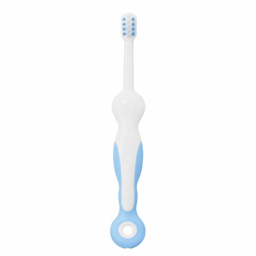 Combi Teteo teteo First time tooth brushing Baby toothbrush STEP4 When the molars come in Sora color (Blue)