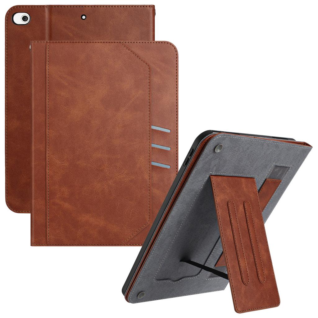 For iPad Mini (2019) 7.9 inch/4/3/2/Mini Wallet Case Auto Wake/Sleep Leather Flip Tablet Cover Cowhide Texture