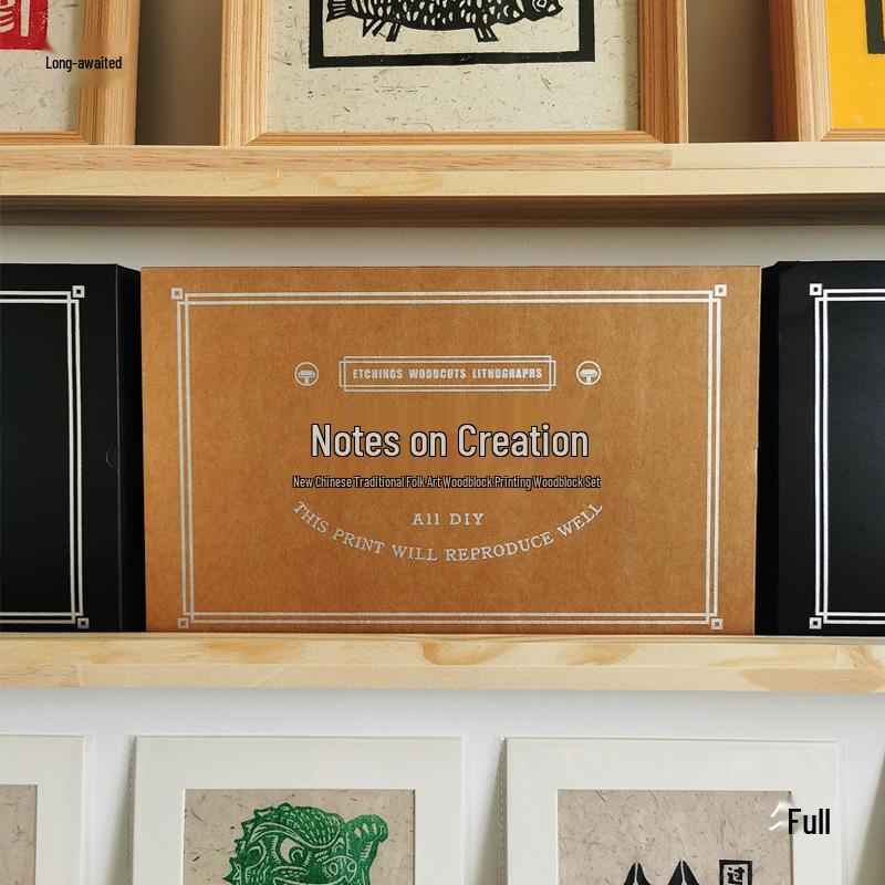 Chinese Woodblock New Year Printmaking DIY Kit Basic