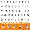 100Pcs/Set Husky Mini Pets Dogs Stickers DIY Fashion Decals Stickers