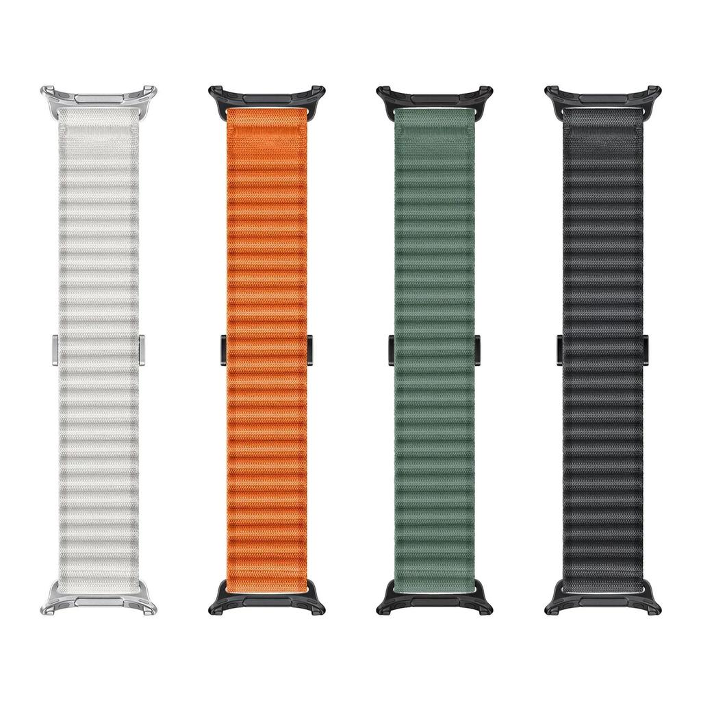 Nylon Strap for Samsung Galaxy Watch Ultra 47mm Comfortable Bracelet No Gap Wristband for Galaxy Watch 7 Ultra 47mm Replacement