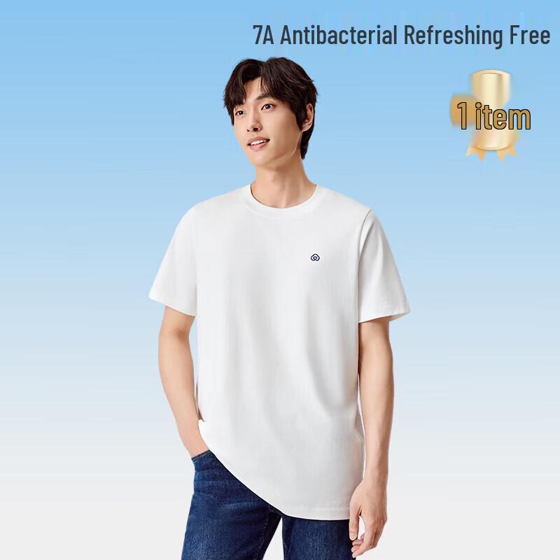 PurCotton 2025 Unisex 7A Antibacterial Round Neck T-Shirt