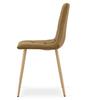 KARA Chair - Brown Velvet / Wood Color Legs X 1