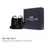 Coach Hadley Cow Leather Crossbody Bags Small Women's Black CAL60-IMBLK