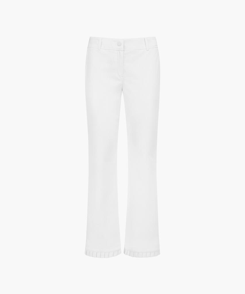 LECOQ GOLF Women'S Bootcut Pants With Pleated Hem (Gq222Lpt41)