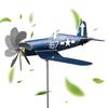 Aircraft Garden Windmill Airplane Wind Spinners Weatherproof Stainless Steel Wind Powered Wind Catcher Garden Art Decorations