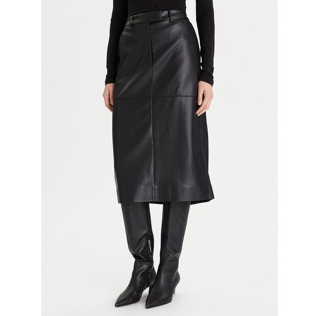 Юбка из искусственной кожи Calvin Klein LV044D651G EU 2