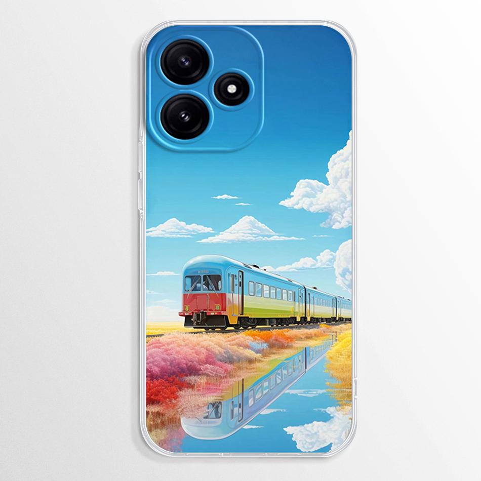 For Xiaomi Redmi 12 5G Case Luxury Marble Bumper Shockproof Clear Soft TPU Back Cover For Xiomi Redmi 12 Redmi12 4g Phone Bags Redmi 12 4G