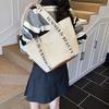 Woven straw bag women's large capacity 2 new spring and summer versatile shoulder beach bag commuter bucket bag