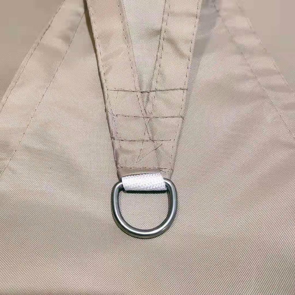Toldo Vela de Sombra para Exterior à Prova de Chuva e Folhas Feito por Medida - Tecido Oxford para Proteção Solar, Tamanho Ajustável