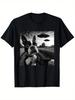 Dog Print T Shirt Tees for Men Casual Short Sleeve TShirt for Summer Graphic Tee 100 Cotton Casual Short Sleeve Shirt for Men