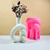 High Quality Silicone Flower Vase Mold for Creating Unique Nordic Style Art Vases and Individualized Home Decorations