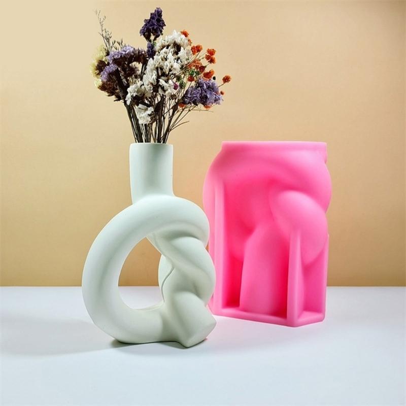 High Quality Silicone Flower Vase Mold for Creating Unique Nordic Style Art Vases and Individualized Home Decorations