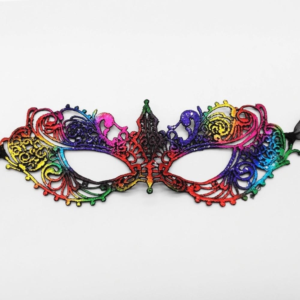 Flower Pattern Lace Masquerade Mask Lace Party Masks Half Face Mask Festive Party