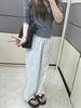 White Linen High-Waisted Wide-Leg Summer Pants - 2026 Women's Slimming Drape Yamamoto Style