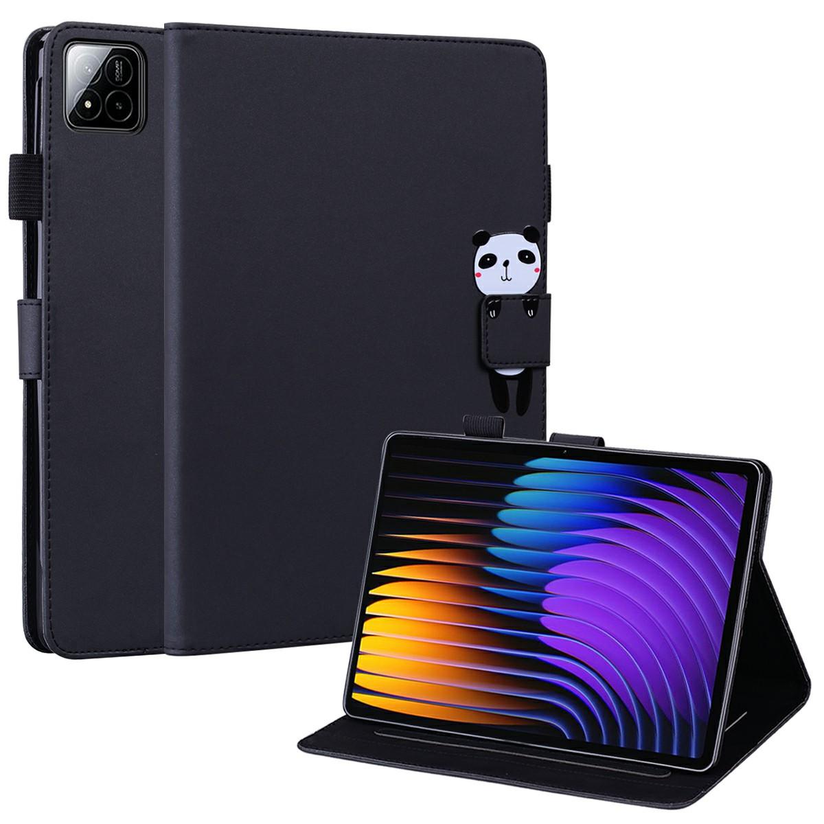 

Чехол для Xiaomi Pad 7/7 Pro, Подставка для планшета, Кожаная обложка, Слоты для карт, Животный узор A