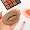 Microblading Lippenfarbe Offener Mund Für Permanent Make-up-Künstler Weiches Silikon Haut 3D Übungslieppe