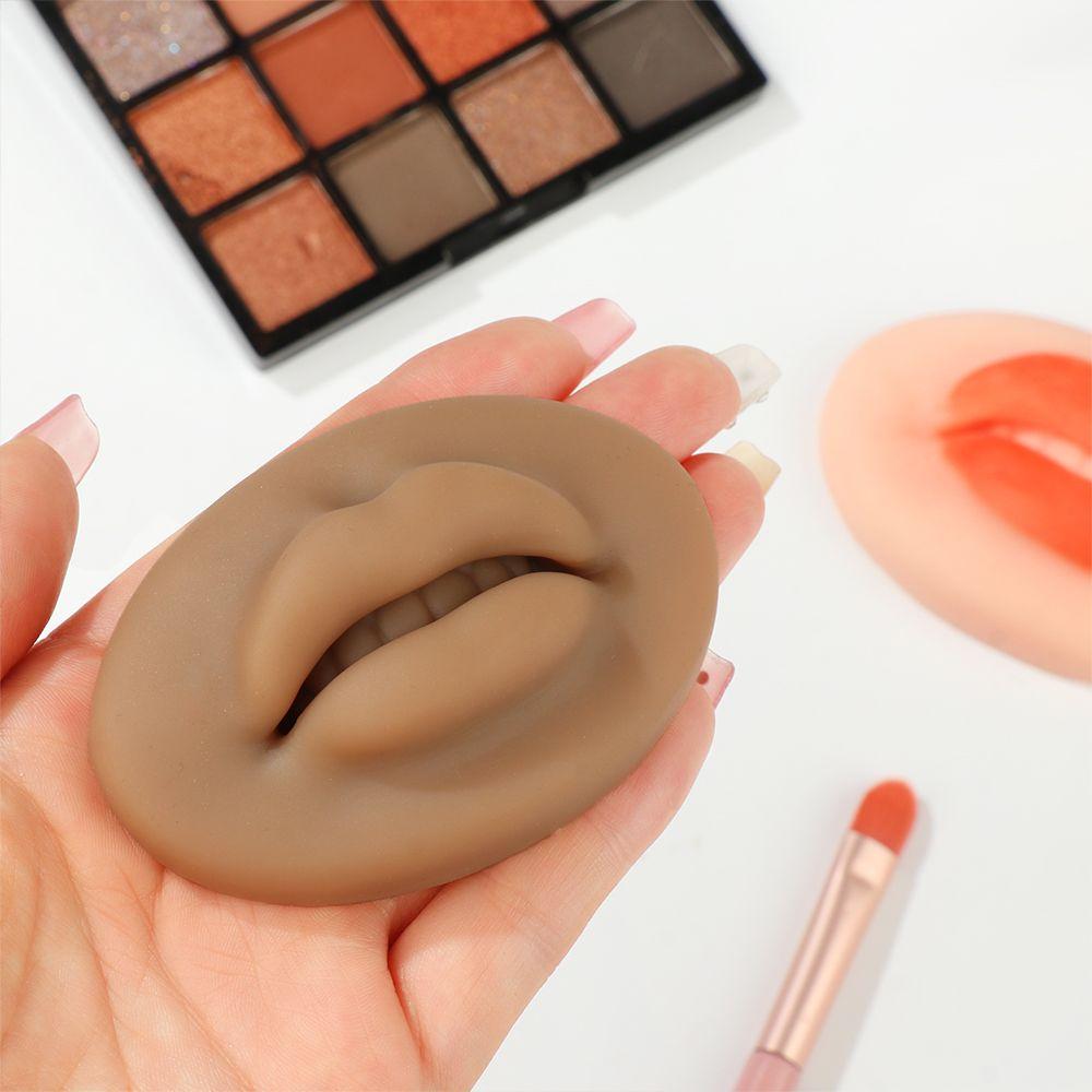 Tool For Beginner Soft Silicone Skin Open Mouth For Permanent Makeup Artists 3D Practice Lip