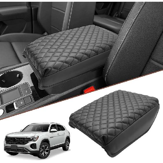 SKTU for 2013-2019 Volkswagen VW Golf 7 MK7 MK7.5 Central Console Armrest Rest Pad 2019 Golf 7 MK7 MK7.5 Center Console Seat Box Cover Protector