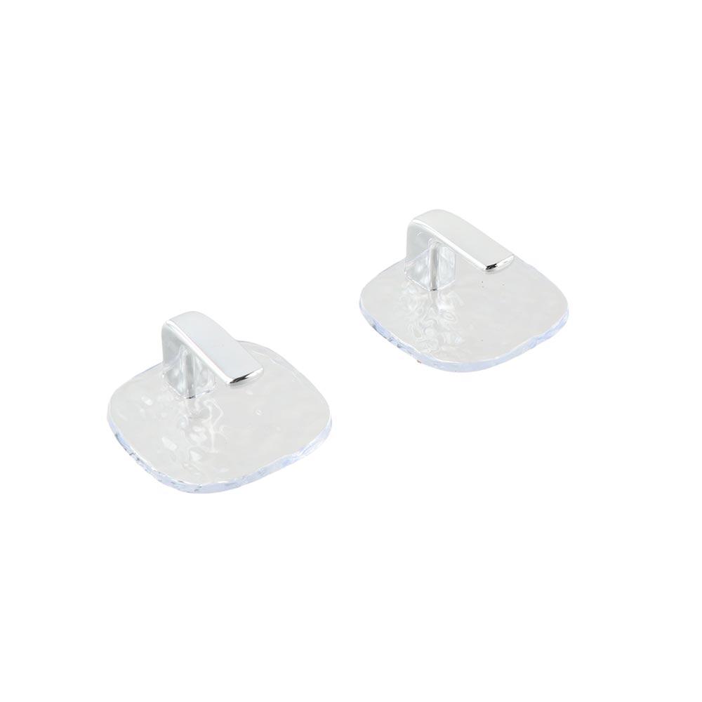 4 pcs Transparent Bathroom Hooks Wall Mounted Towel Rack Coat Hanger  Bathroom Hardware