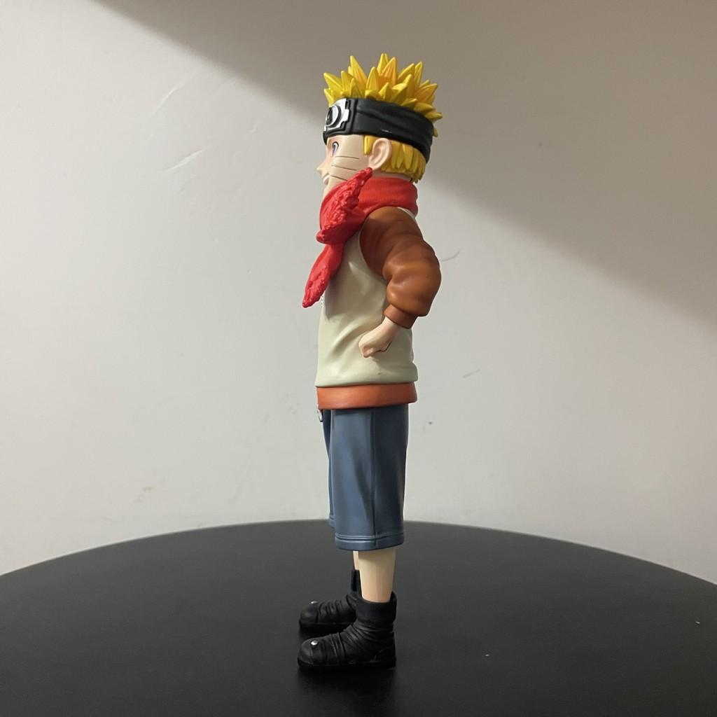 Figura de PVC Uzumaki Naruto Com Cabeça Dupla Intercambiável Para Colecionadores e Fãs de Anime