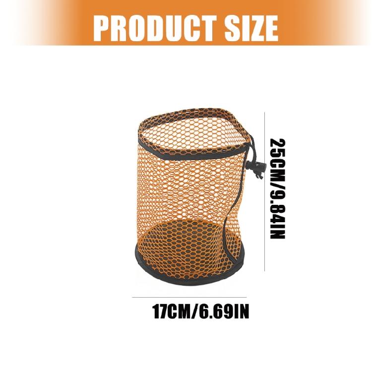 Sports Mesh Storage Organiser Pack of 4 Piece Drawstring Bag Holds 50 Golf Balls Lightweight Polyester Net Bag