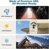 Outdoor Solar Flood Light 168LED Motion Sensor IP65 Waterproof Octagonal Design Dusk to Dawn 360° Adjustable Parking Lot Lights
