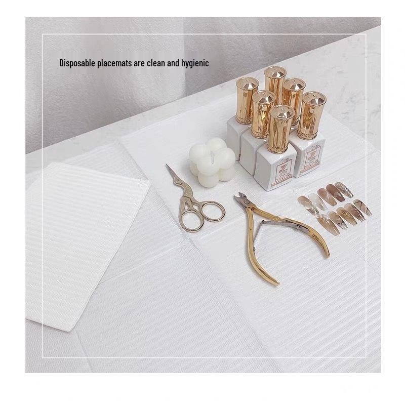 Disposable Waterproof Nail Salon Table Mat and Hand Rest Pad