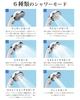 RUNCTY Shower Head with Bubble 6 Water Flow Mist Water High Cleaning Water Nano Skin Beautiful Pore Gentle on the Water High Water Heat Easy Cleaning
