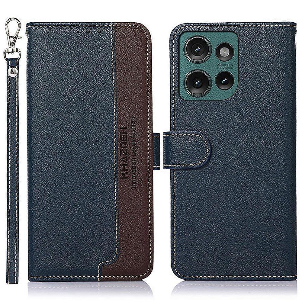 RFID Leather Phone Case For Motorola Edge 50 Neo