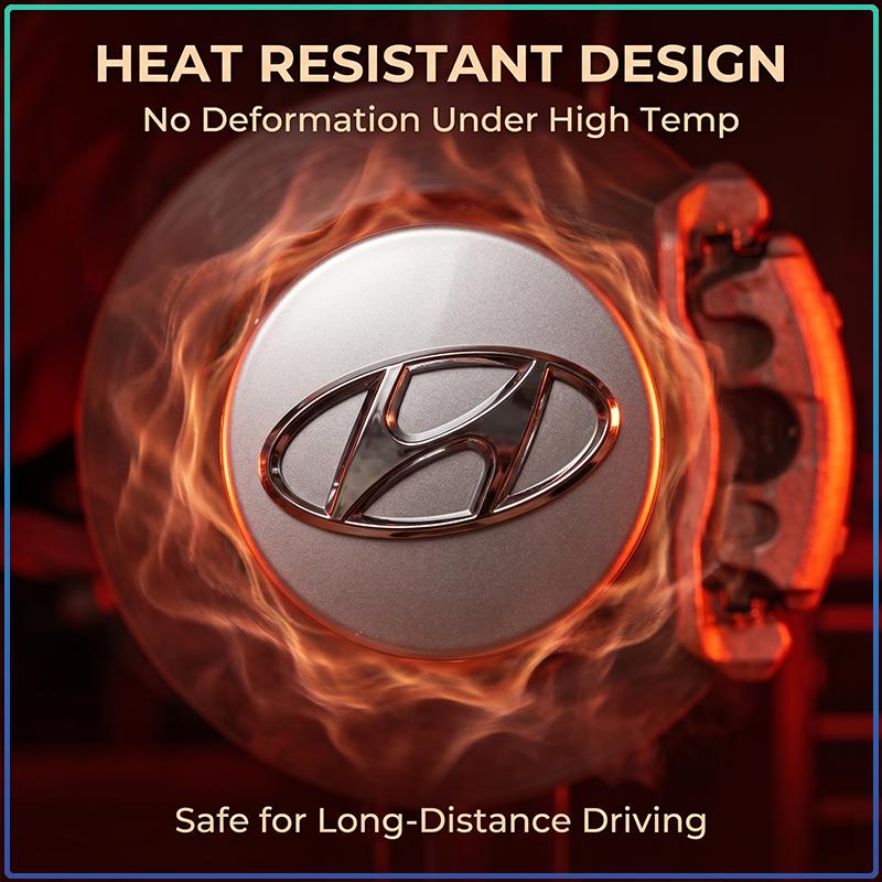 4 st 60MM Bilhjulnavkåpor Fälgskydd Vattentäta Biltillbehör För Hyundai Genesis I10 I20 I30 I40 IX20 IX35 IX25 Accent Azera Elantra