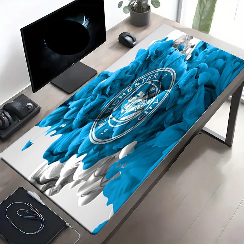 Football team City FC Print Mouse Pad, Anti‑Slip Desktop keyboard Mat, for PC Laptop Gaming Working Daily Use, Cool Festival Surprise Gift