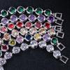 CMM Delicate Multicolor Choice Zirconia Bracelet for Brides