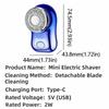 Cordless Mini Electric Shaver USB Rechargeable Men's Beard Trimmer  for Face Body