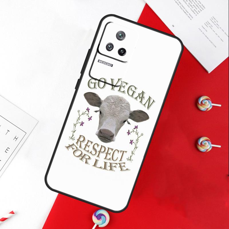 GO VEGAN Cover For Xiaomi 15 Ultra 13 14 11T 12T 13T 14T Pro POCO X7 Pro X3 X5 X6 M6 F5 F6 Pro Case