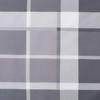 High Back Seat Cushions 6 pcs Gray Checkered Pattern Oxford Fabric