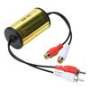 RCA Audio Rauschfilter Masseschleife Brummen Eliminator Für Auto Heim Stereoanlage Reduziert Lautsprecherrauschen Mit Industriellem Abschirmgehäuse