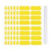 48-144Pairs Sports Eye Black Stickers Under Eye Black Strips Football Face Stickers Breathable Eyeblack Sticker with 1Pcs Pencil