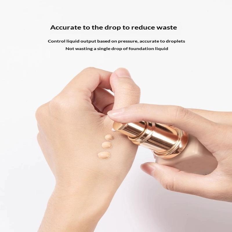 Liquid Foundation Bottle Vacuum Pump Head Replacement Spill-proof Press Nozzle Portable for Travel Daily Makeup Use
