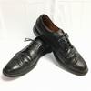 1963 Made? FLORSHEIM Kenmoor Long Wingtip Shoes Black Size 26.027.0 Vintage Imperial Men's