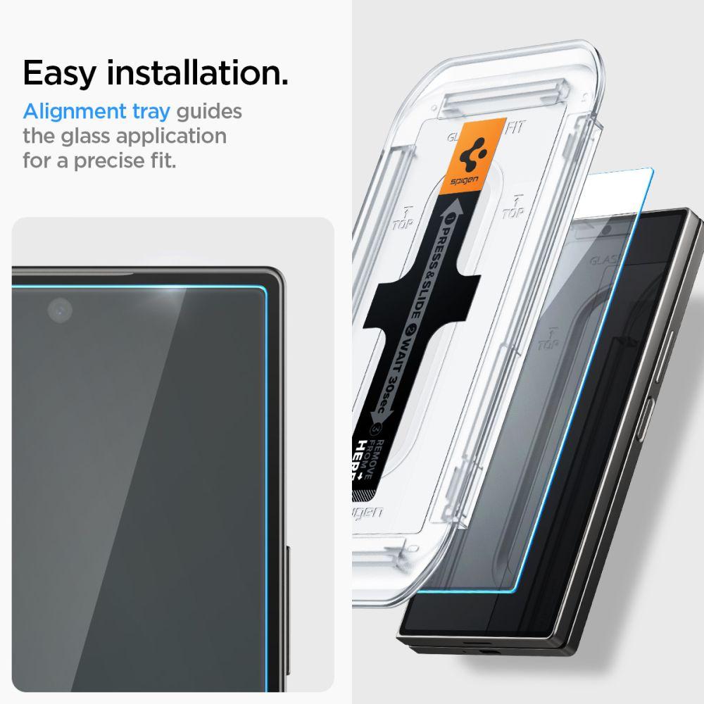 Szkło Hartowane Spigen Glas.tr Ez Fit 2-Pack Galaxy Z Fold 6 Clear