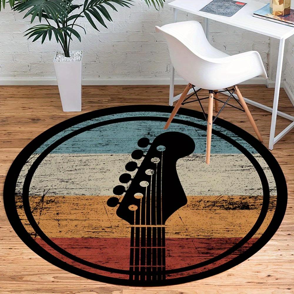 

1pc Retro 1779013981 Pattern Round Floor Mat, Non-slip for Living Room Bedroom Chair Carpets Home Decor Gifts, Home Decor Room Decor Outdoor 80cm by 80cm