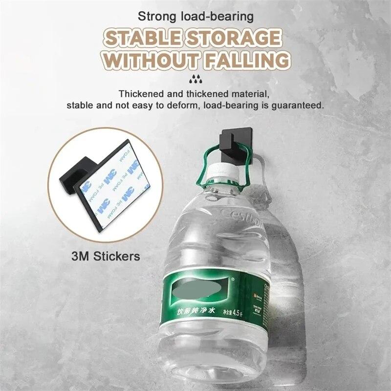 4 Stück Selbstklebende Wandhaken zum Aufhängen von Schlüsseln Kleiderbügel Tür Bademantelhaken Garderobe Handtuchhalter Badezimmerzubehör