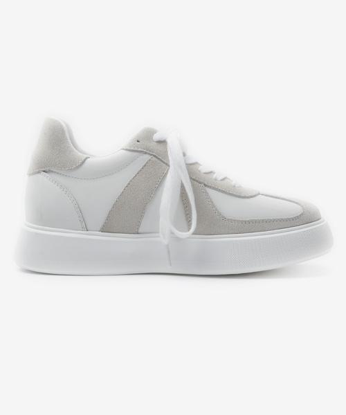 [Hilltop] Elevated 7CM Lift German Army Trainers Pendle Gray HT3515