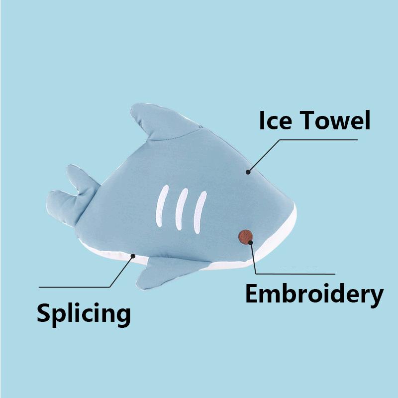 

Cool Feeling Shark Doll Мягкая игрушка Подушка для сна Кукла-акула Подарок на день рождения Подарок на годовщину Подарок на праздник Рождество Хэллоуин 22X33cm
