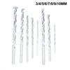 5/8pcs 3-10mm Wall Masonry Drill Bit Carbide Tipped Gun Drill Bit For Brick Concrete Marble Tile Stone Drilling Tools