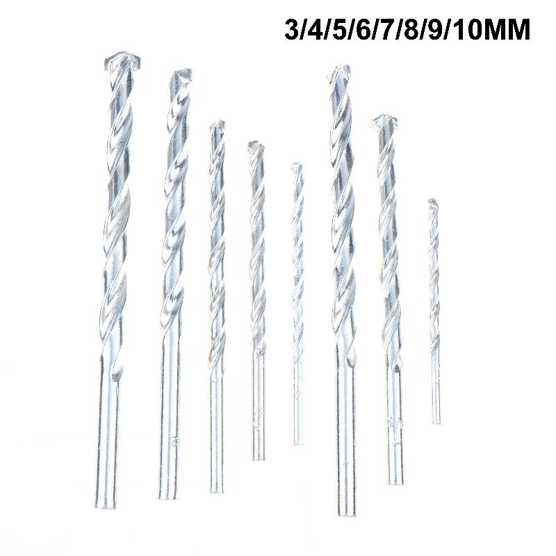 

Hot Sale 5/8pcs 3-10mm Wall Masonry Drill Bit Carbide Tipped Drill Bit For Brick Concrete Marble Tile Stone Drilling Tools